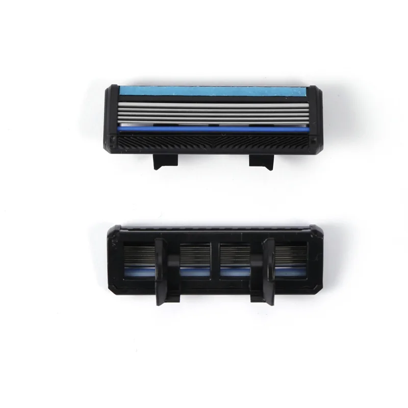 Синие бритвенные картриджи для бритвы команды 5 + 1 лезвия из нержавеющей стали мужчин