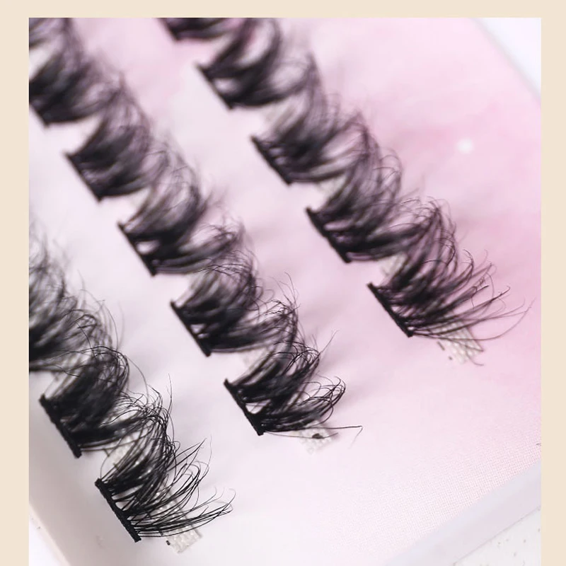 Private Label lash extensions Individual Eyelash Clusters DIY Kits Premade Fans Lash Pre Cut Segment Eyelash Mink Clusters