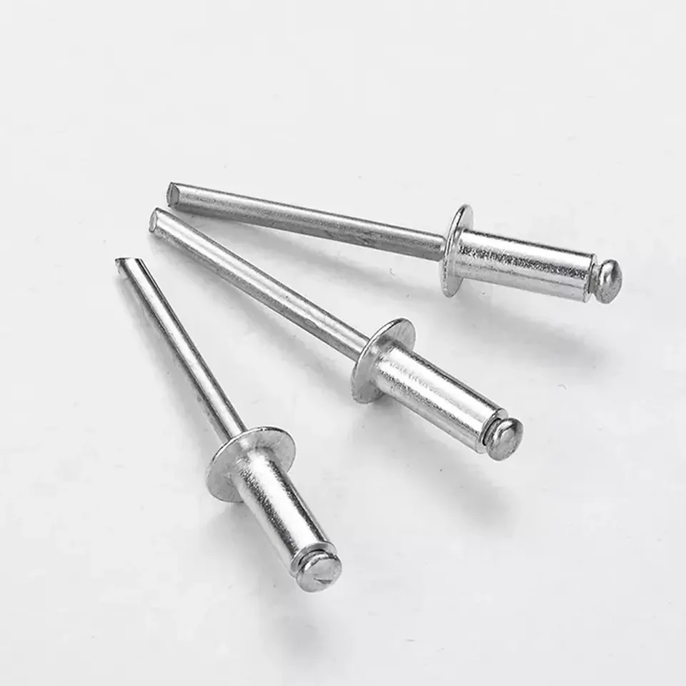 diameter 3.0/3.2/4.0/4.8/5.0/6.2 custom stainless steel aluminium blind rivets solid countersunk head rivets