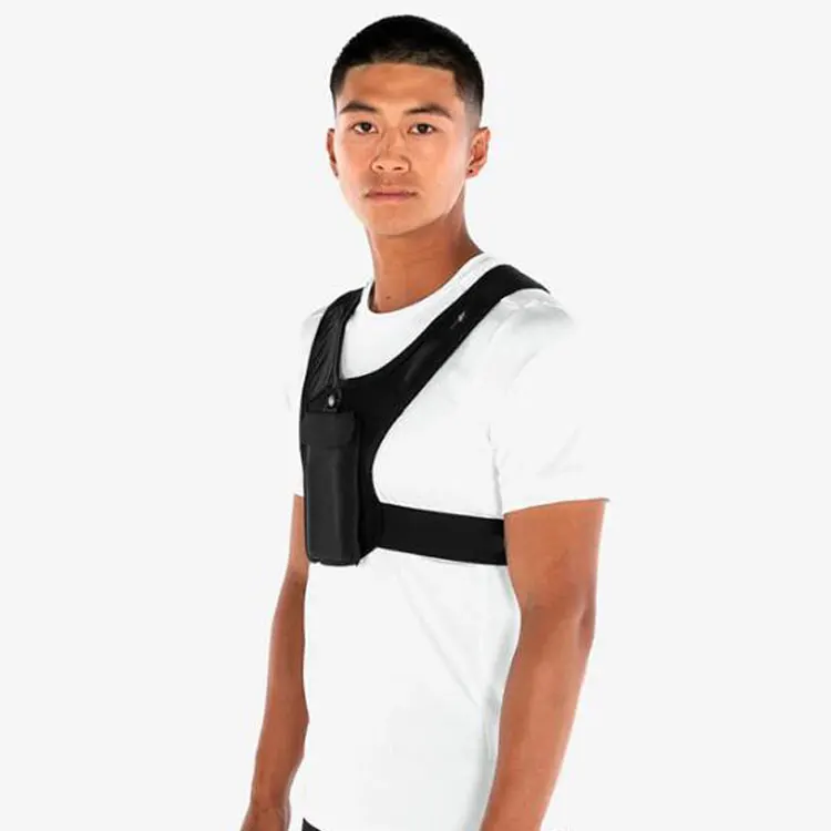 
Factory New style Straps outdoor Accessories Holder Running Phone bag Running Vest with Adjustable Waistband 