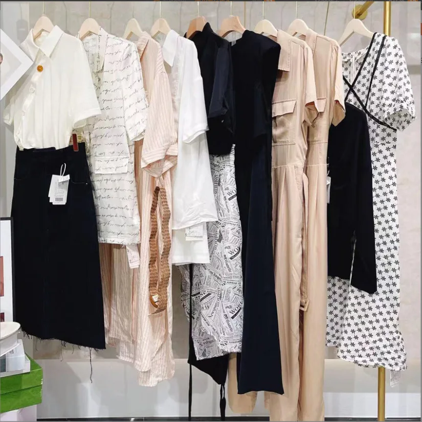 Summer Dresses Factory Wholesale Women Clothes Casual Dresses Stock Apparel