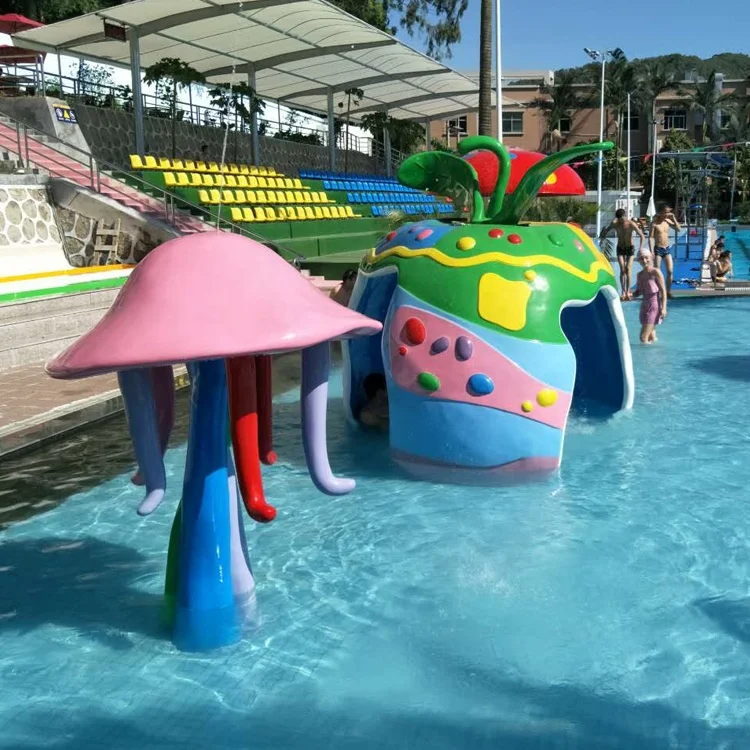 Swimming Pool Water Park Playground Fiberglass Water Spray Toy Equipment