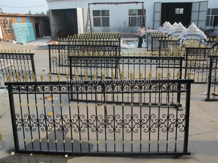 Wrought iron fence 1