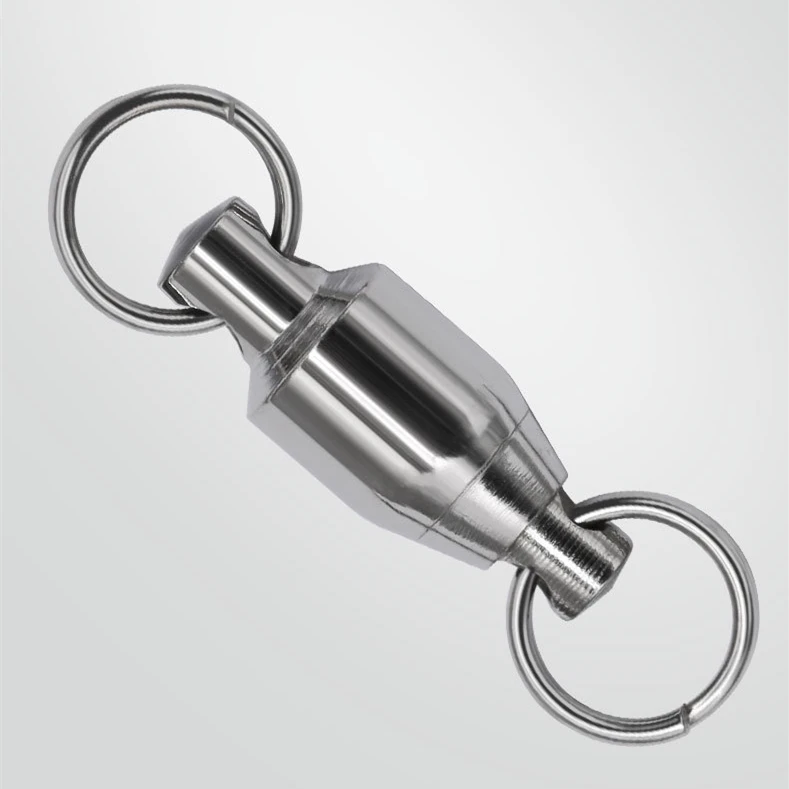 Stainless Steel Big Lure Fishing Swivel High Speed Sea Boat Fishing Barrel Swivels Fishing Swivels Ball Bearing