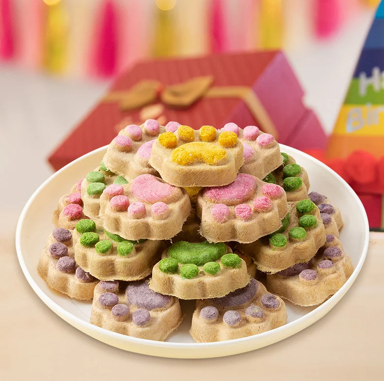 Cat Freeze-dried Snacks Cat Claw Shaped Raw Bone Meat Patties Cat Food Pet Treat