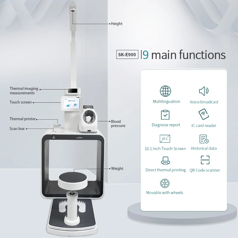 Новые продажи с завода Sonka, качественный поставщик ЭКГ Vo2, высокий вес и артериальное давление, медицинский осмотр, киоск, печать