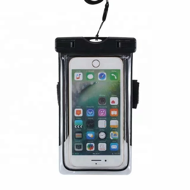 Mobile Phone Can Touch the Screen Transparent Swimming Dust-proof Neck Phone Cover Diving Waterproof bag