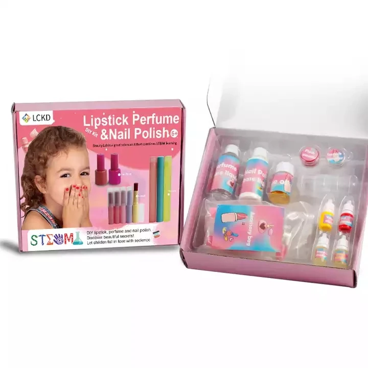 diy homemade lipstick perfume Nail Polish scientific experiment creation set wholesale customization