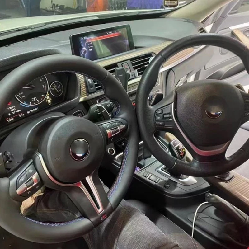 Для BMW F10 F20 F30 M спортивный кожаный руль интерьер