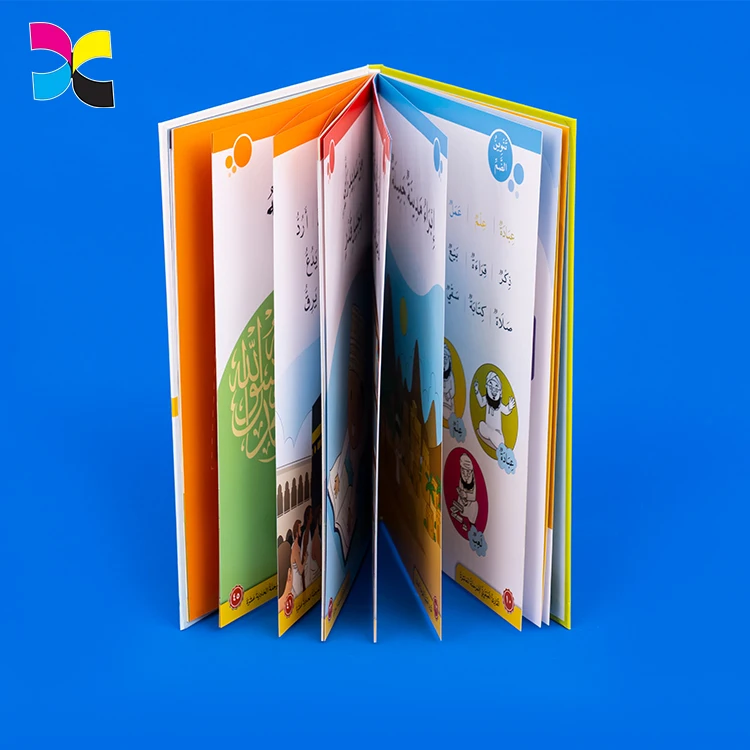 Factory Custom Gold Foil Stamping Cover Book Printing Hardcover Islamic Book