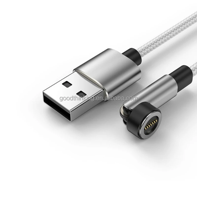 fast charger 540 degree rotation OEM Logo USB Type C Micro USB 3 in 1 magnetic cable