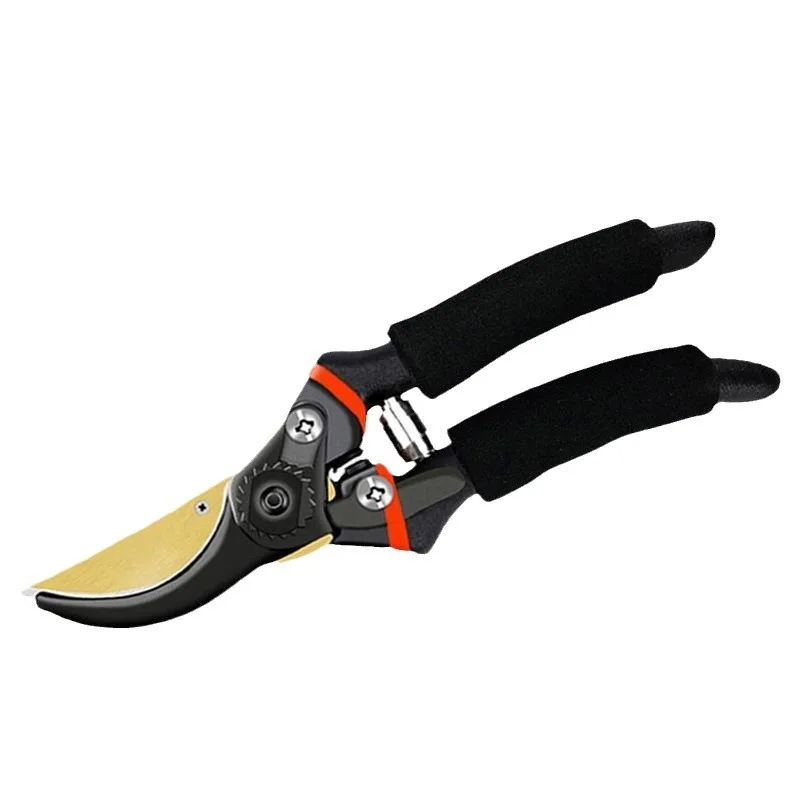 multi function professional curved blade garden scissors with logo for pruning flowers