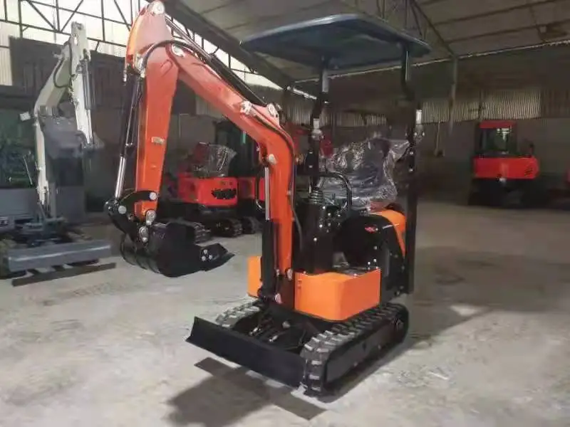 1000kg 8.6kw diesel engine 360 rotary bucket mini excavators