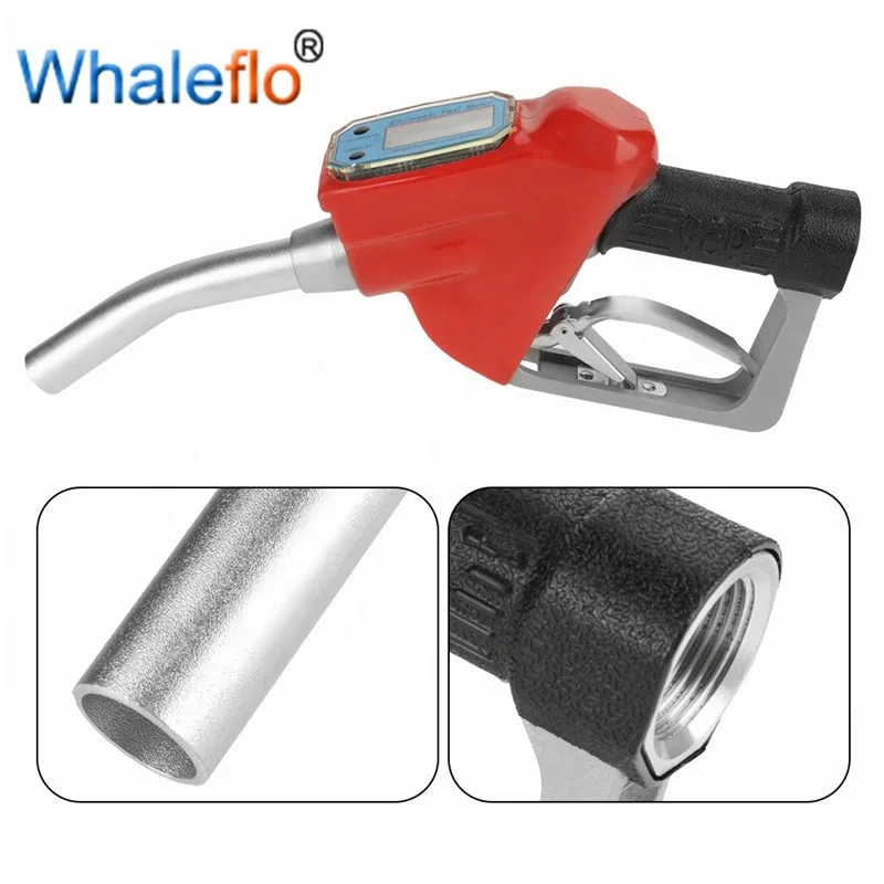 Whaleflo цифровой дозатор топливного масла дизельный керосиновый сопло пистолет с расходомером 1 дюйм Прямая поставка