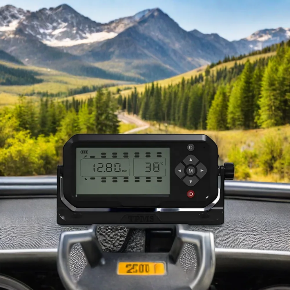 CXT original factory price 6 External 12V1 OTR Sensors Real-time TPMS Tire Pressure Monitoring System for Engineering Vehicle