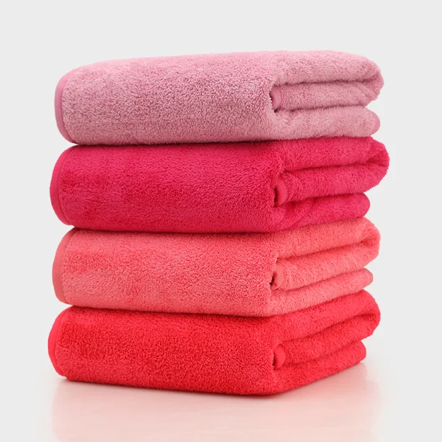 Недорогое быстросохнущее полотенце из кораллового флиса в Корейском стиле