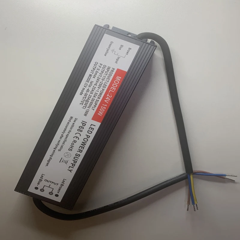 Ultra-thin LED Driver Aluminum Ip66 Led Driver qualitas/baik/For strip light garden light pool light dc12v dc24v power supply