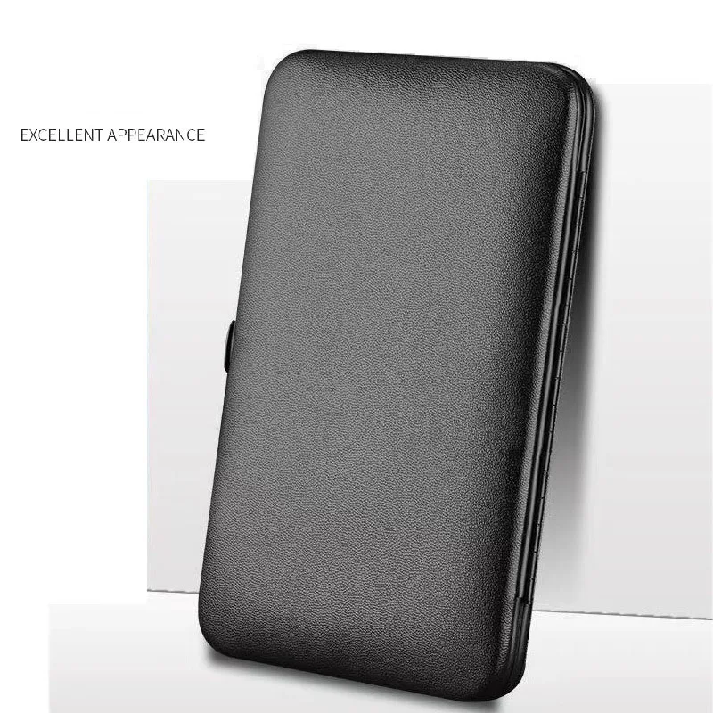 Black Color 18 16 12 10 7pcs Nail Clipper Set Manicure & Pedicure Set Kit Finger Foot Care Set Gift