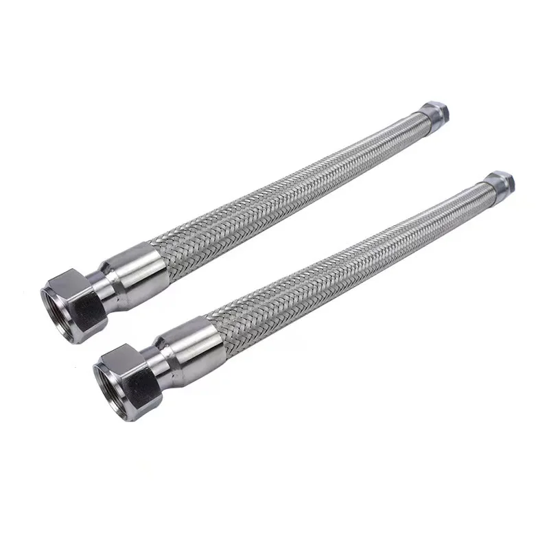 RCV Stainless Steel 304 Wire Braided Flexible Hose High Pressure Cold Water Hose for Toilet Water Heater