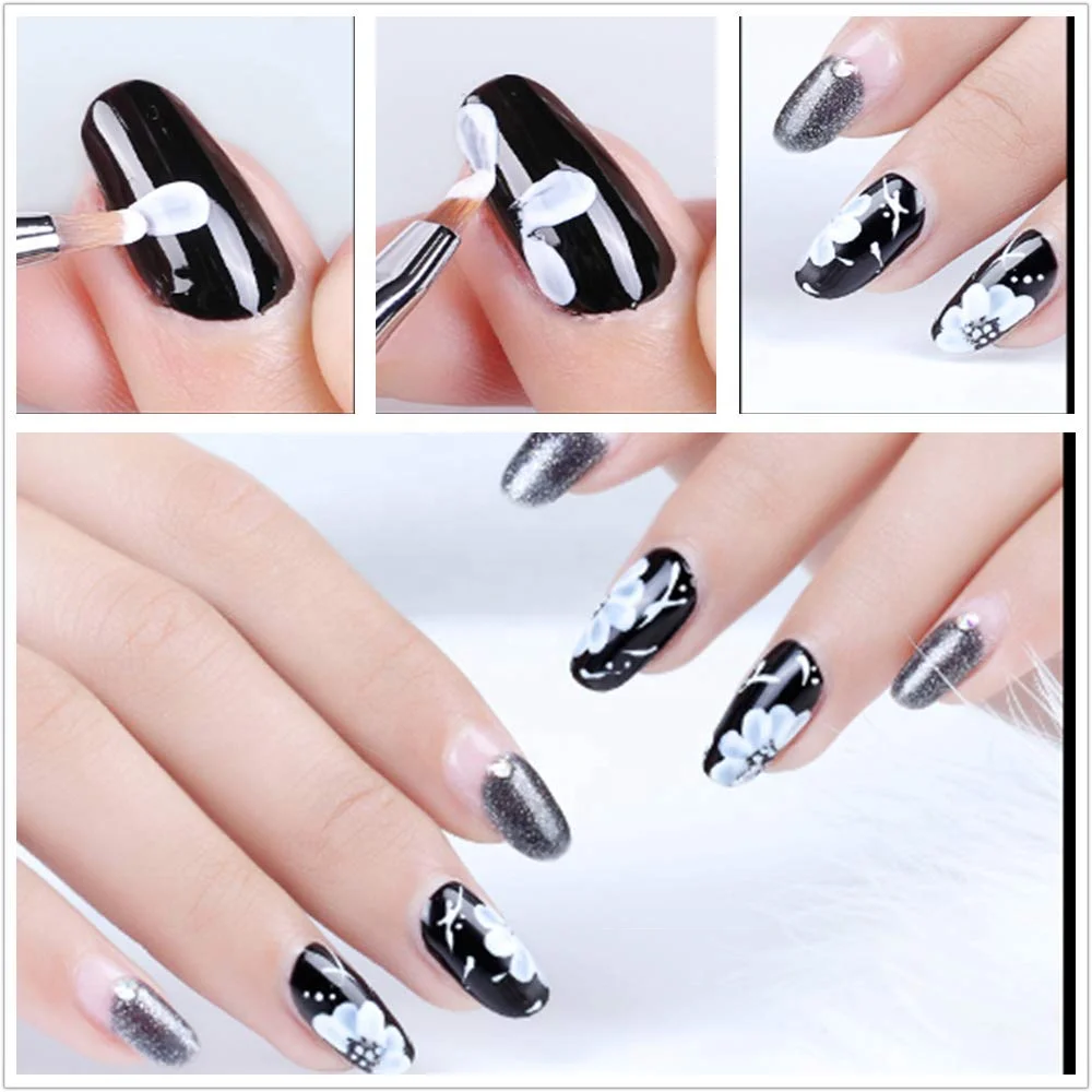 Full color Nail Gel Polish 5g Odorless 58 Colors Draw Complex Patterns Pure Color Painting Gel