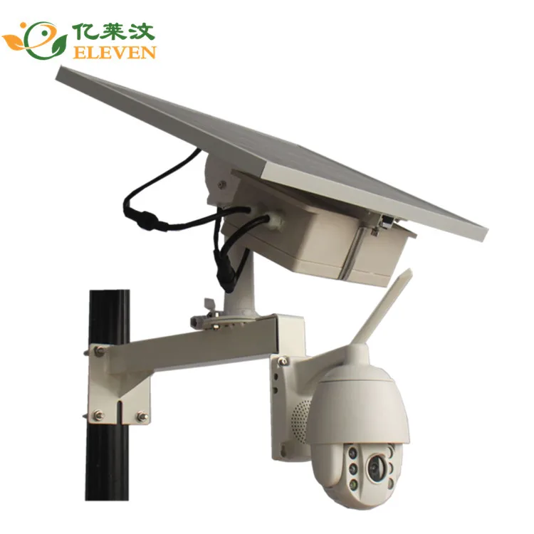 365 days non-stop working and video 4g wifi solar powered  lte ip cameras rotating with motion detection to PTP server