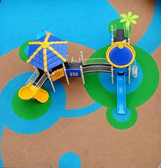 Polyurethane Adhesive and EPDM Granules for Playground Floor Plastic Ground Runway