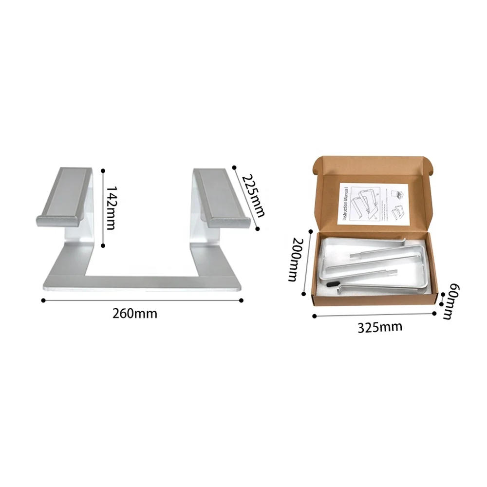 9 Colors 10 to 15.6 inches Riser Notebook Holder Stand Mount Computer Stand Ergonomic Detachable Aluminum Laptop Stand