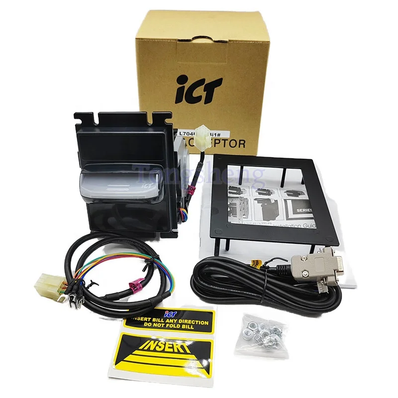 Original ICT banknote Validator Ict L70 Top Bill Acceptor For Arcade Game Bill Acceptor Validator RS232/pulse signal Connection