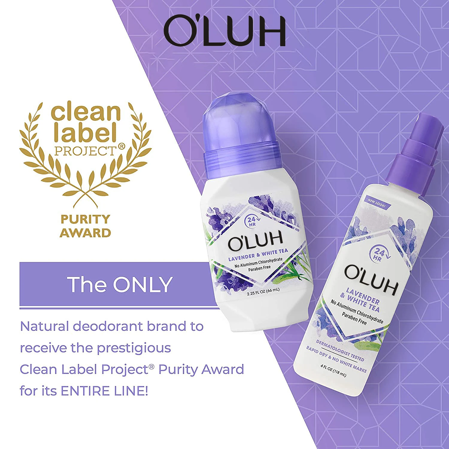 Professional Made Alcohol Free Anti-perspirant Natural Underarm Spray Deodorant