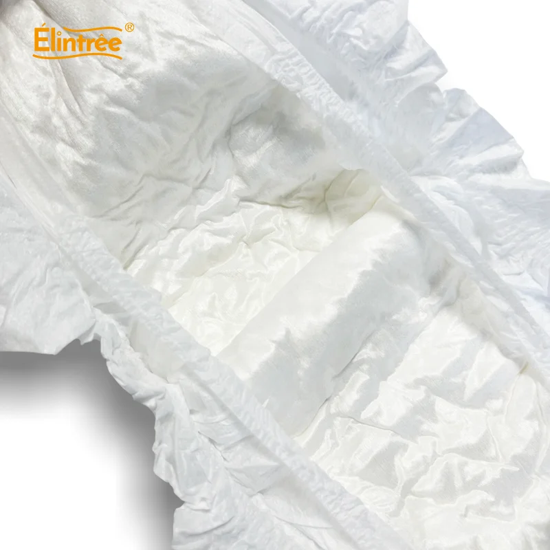 Elintree OEM Manufacturer Eco-friendly Biodegradable 100% Bamboo Breathable Disposable Bamboo Baby Diapers