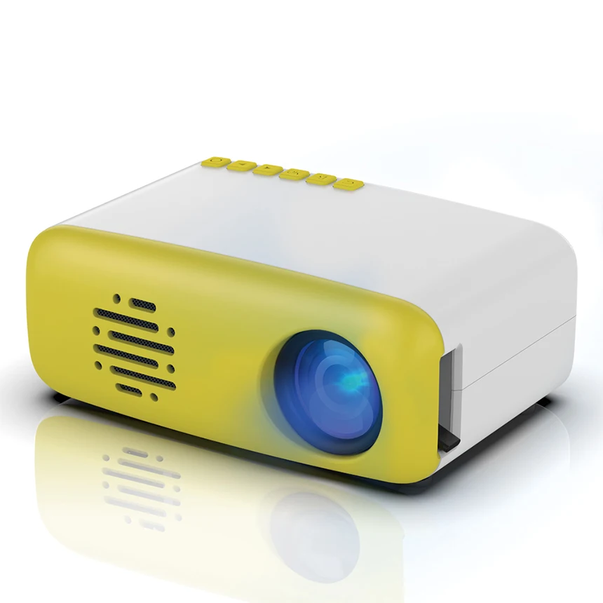 Оптовая продажа, горячая Распродажа, портативный Рождественский и детский мини-проектор Hallow с ЖК-экраном, видеопроектор для домашнего кинотеатра