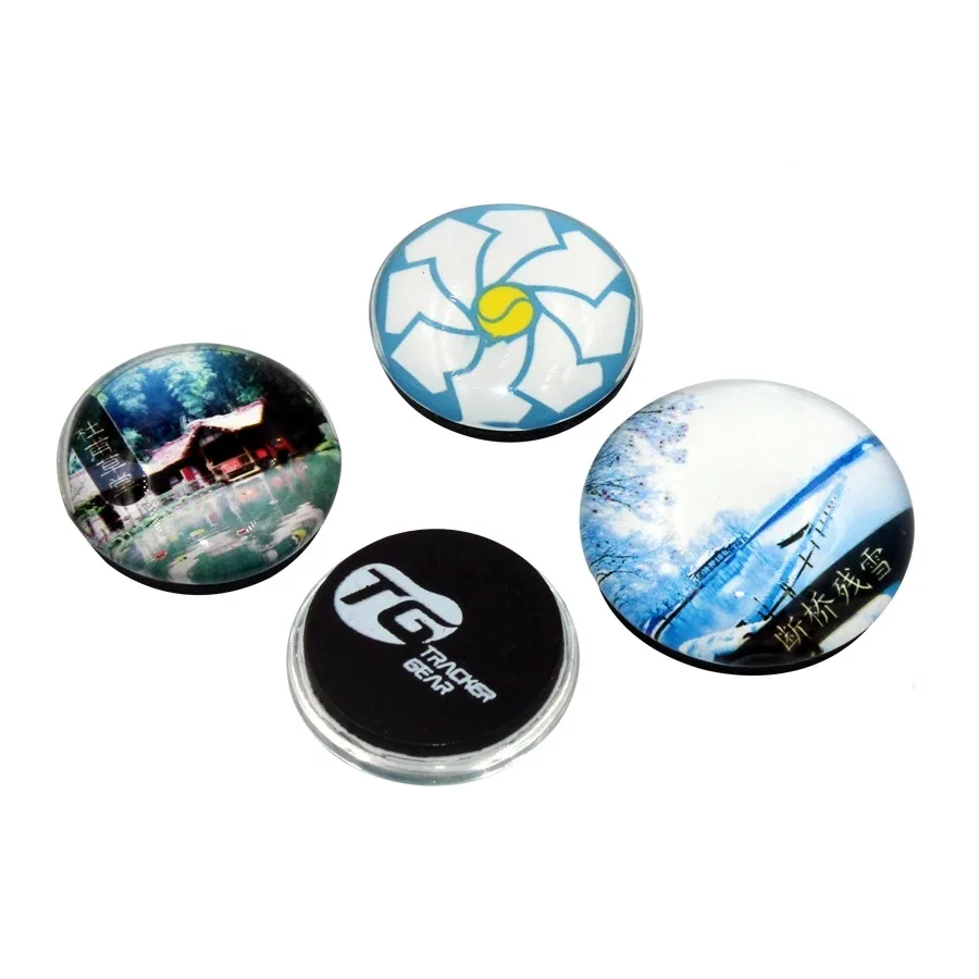 Promotional Gift Customized Crystal Glass Dome Fridge Magnet Round Dome Fridge Magnets on Fridge Door Magnet Sticker