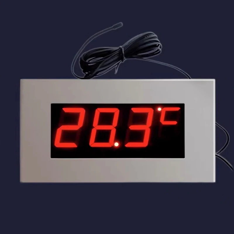 large-screen Intelligent temperature display indoor household high low alarm LED electronic - 50~200 degree digital Thermometer