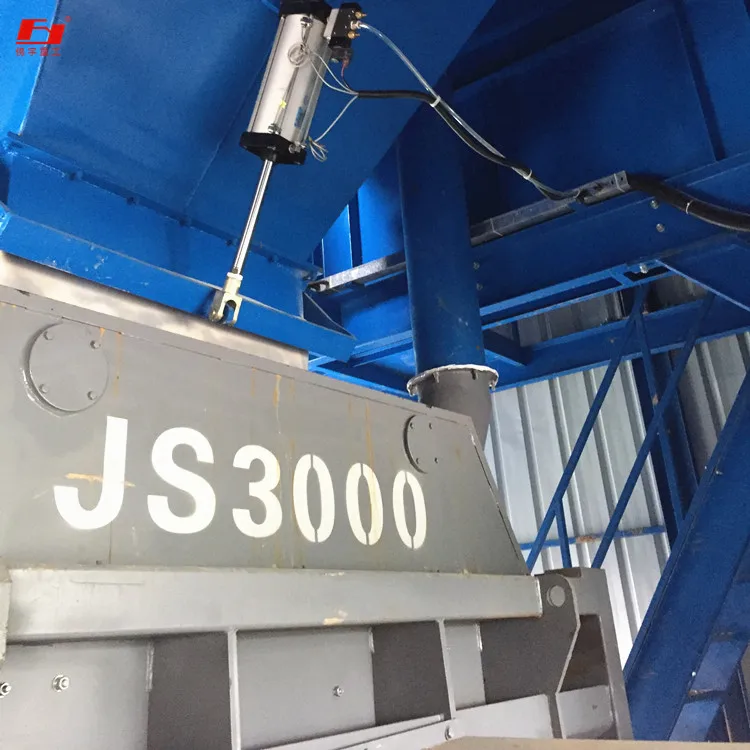 Construction machinery equipment automation system save space HZS150large concrete mixing plant