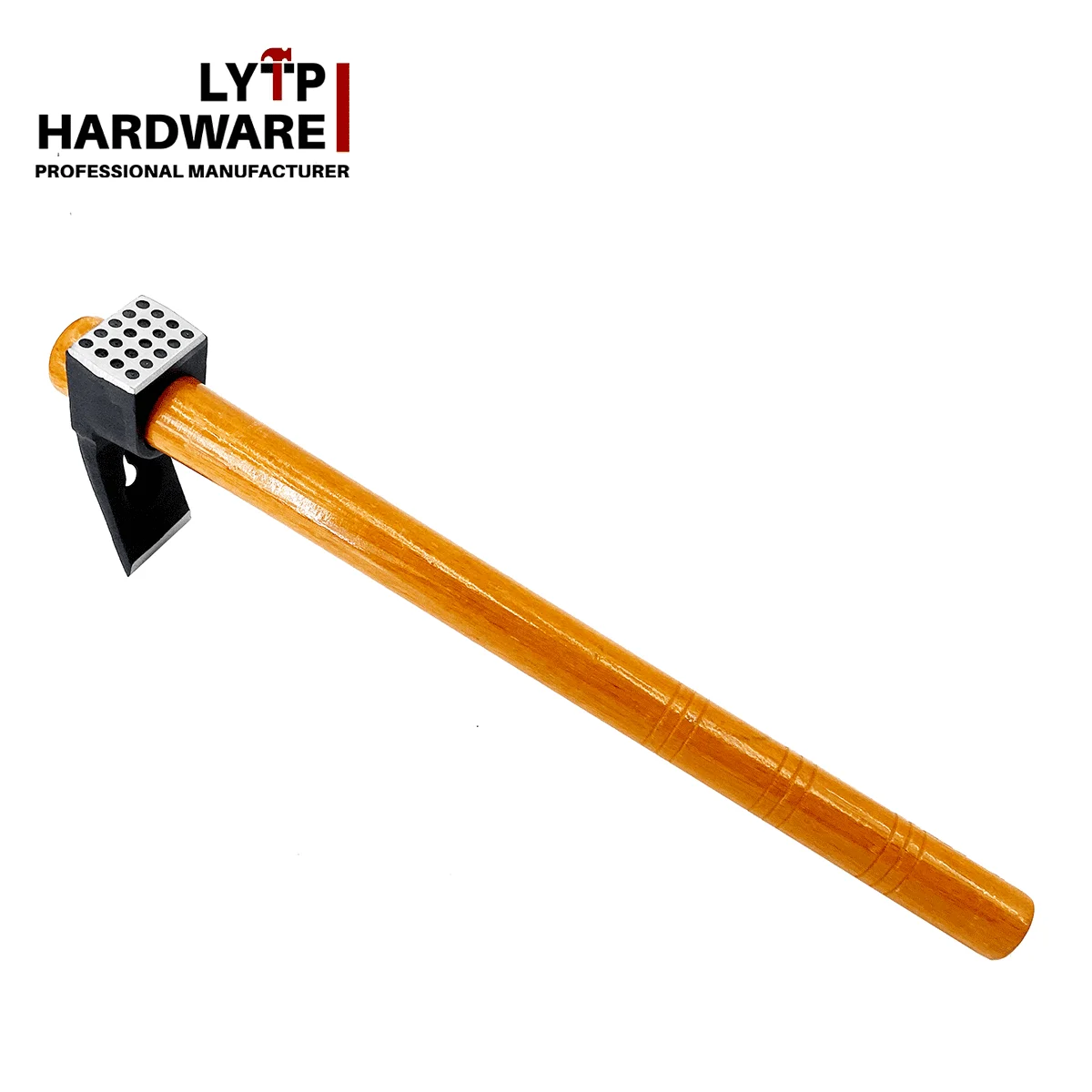 Household Garden Tool Wooden Handle Heavy Duty Forged Small Pick Hoe Nail Hammer Adze