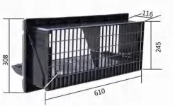 New Design Professional Livestock Ventilation  Easy-Use Air Inlet Window Swine Production Equipment  Air Inlet