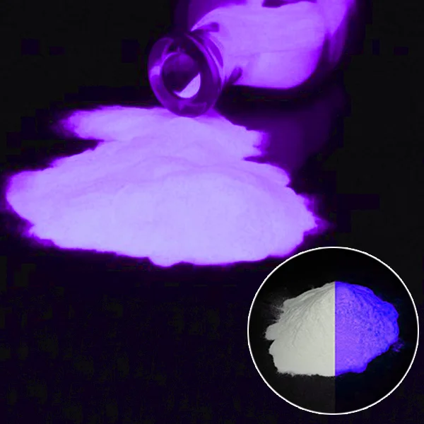 Long Lasting Night Glowing Fluorescent Phosphor Pigment Luminous Glow In The Dark Pigment Powder