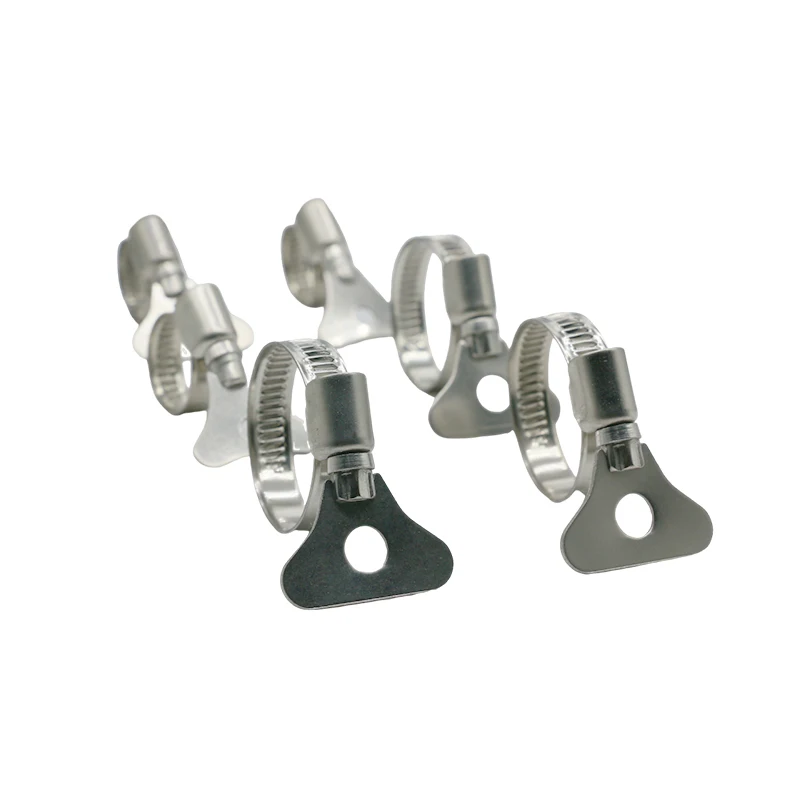 Germany Type Adjustable Pipe Clamps Hose Clips Clamps With Thumb Screw Handle