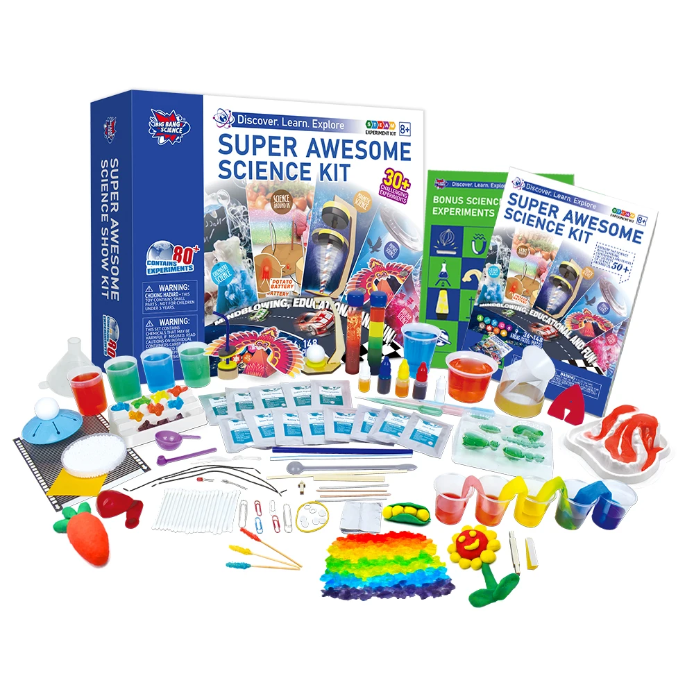 Hot Selling Mega Chemistry Showing STEM SMART Science Advanced Learning and Creative Fun Experiment Kit Toys for Kids 8+