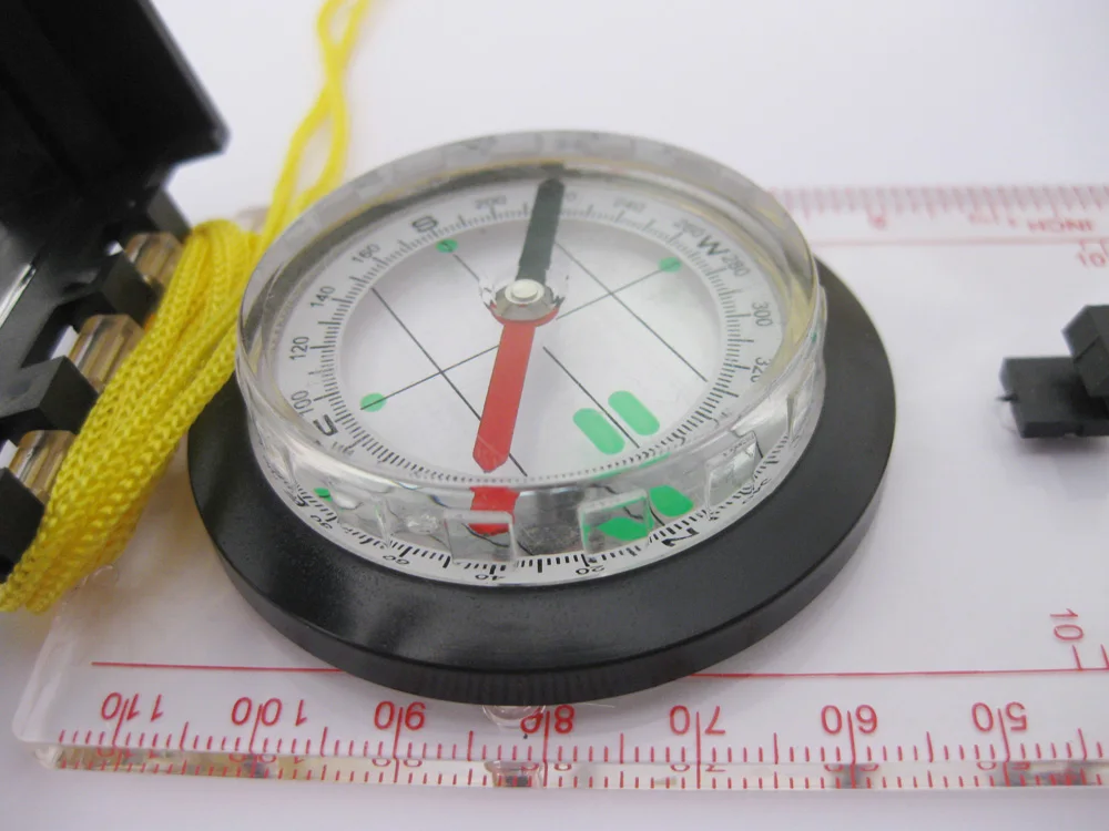 Tools Positioning Outdoor Map Compass With Mirror