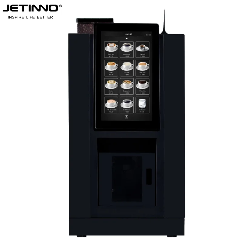 JL28-ES5C-14 автомат для оплаты кофе Jetinno с автоматическим дозатором стаканчиков