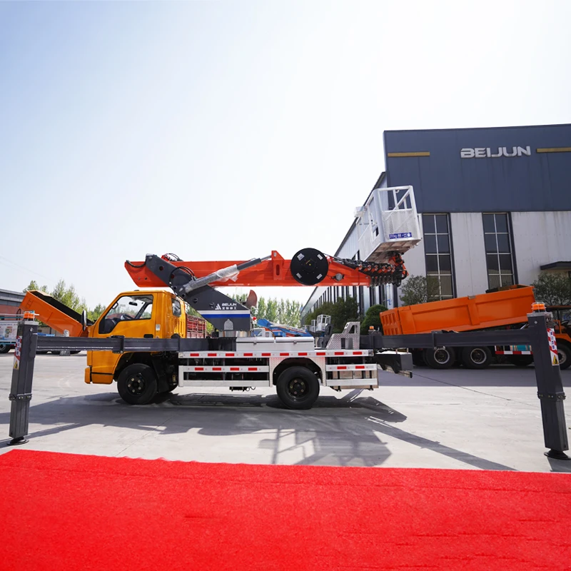 Aerial Work Truck 32M 36M Telescopic Aerial Platform Truck New Bucket Truck Platform Lift