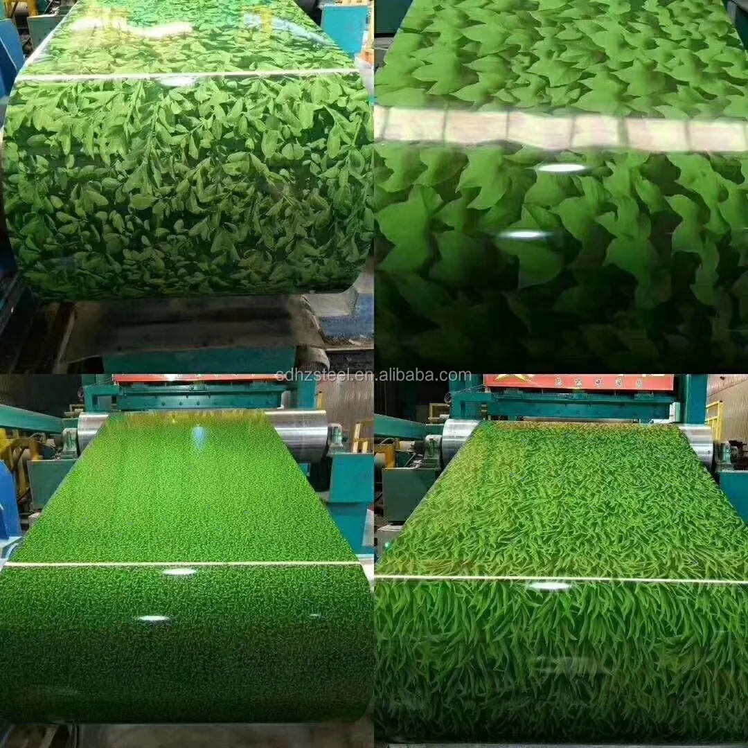 Factory Supply Color coated plate 25 5um pre coated galvanized steel coil ppgi steel coil used in roofing sheet