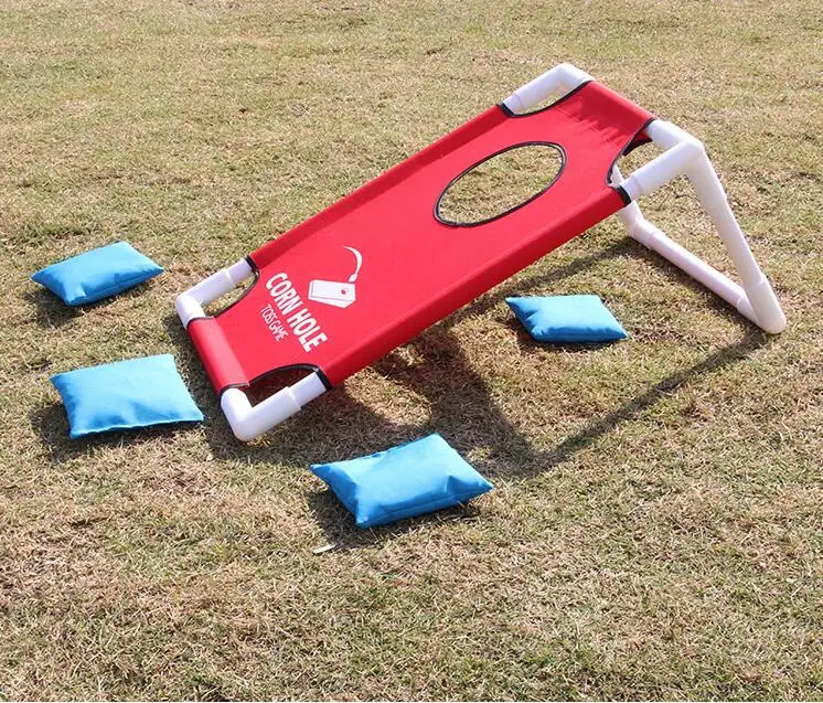 Cornhole Toss Game Set 2 board  with 8 Cornhole Bean Bags
