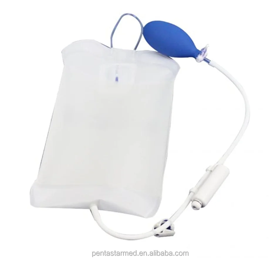 500ml and 1000ml Disposable Sterile Medical Infusion Pressure Bag