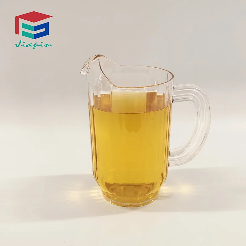 Plastic Jug Beer Bar 60oz Plastic Beer Jug  Ice Lip Unbreakable Polycarbonate 1.8L Beer Pitcher