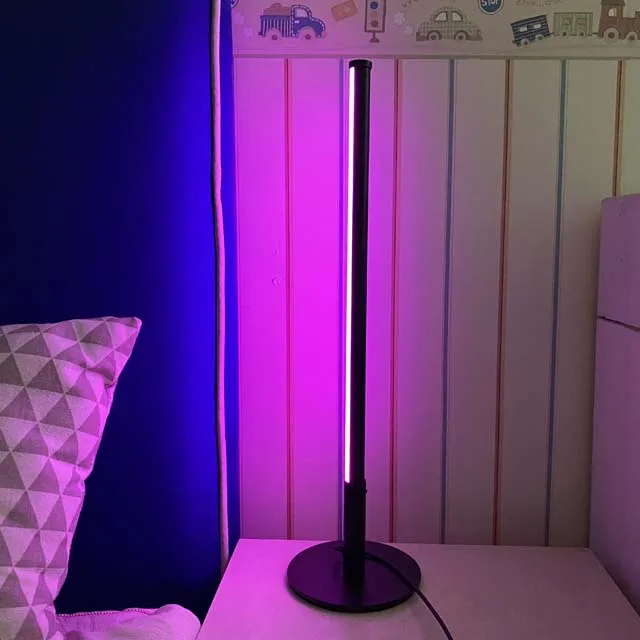  Скандинавская Светодиодная настольная лампа CHUSE RGB современная для спальни рядом с пультом дистанционного управления домашний декоративный металлический стоячий