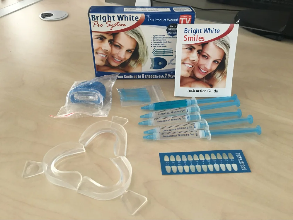 As seen on TV bright white smiles teeth whitening kit hi EZGO smile teeth whitening kit