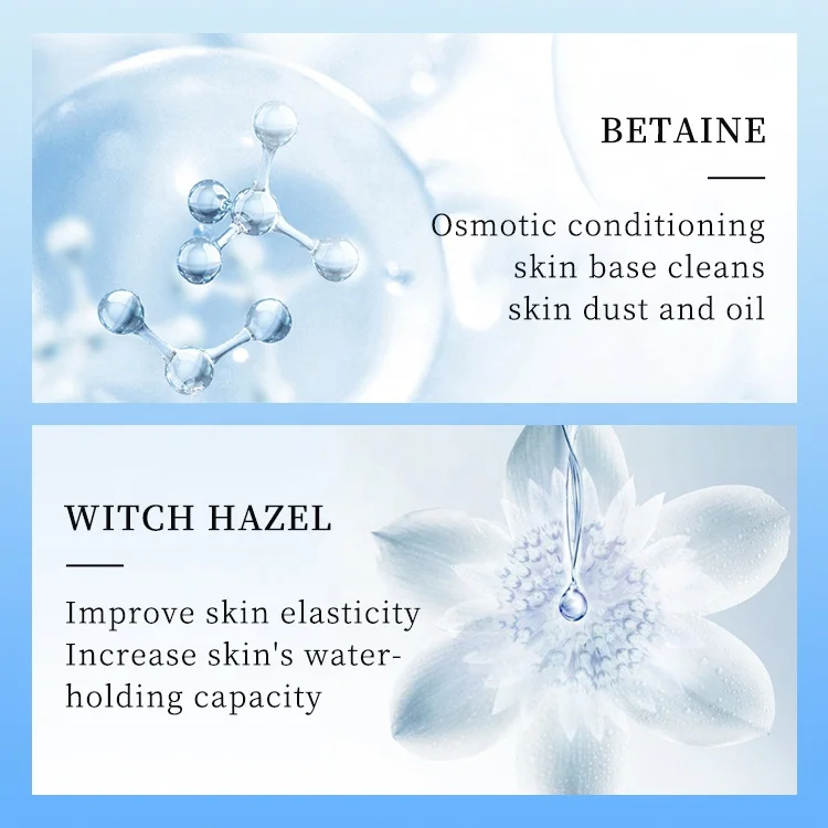Private Label Deep Cleansing Whitening Face Wash Gentle Refreshing Oil Control Foaming Niacinamide Whitening Facial Cleanser