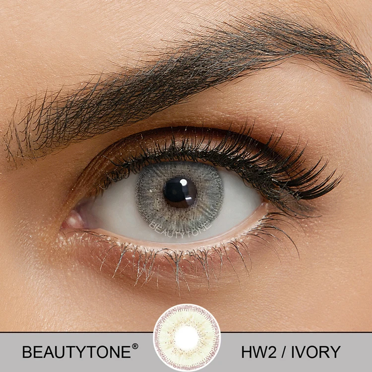 Контактные линзы для глаз BeautyTone Hollywood коричневый 3 тона диаметр 14 2 1 год цветные